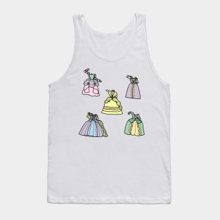 Five Rococo Dresses Tank Top